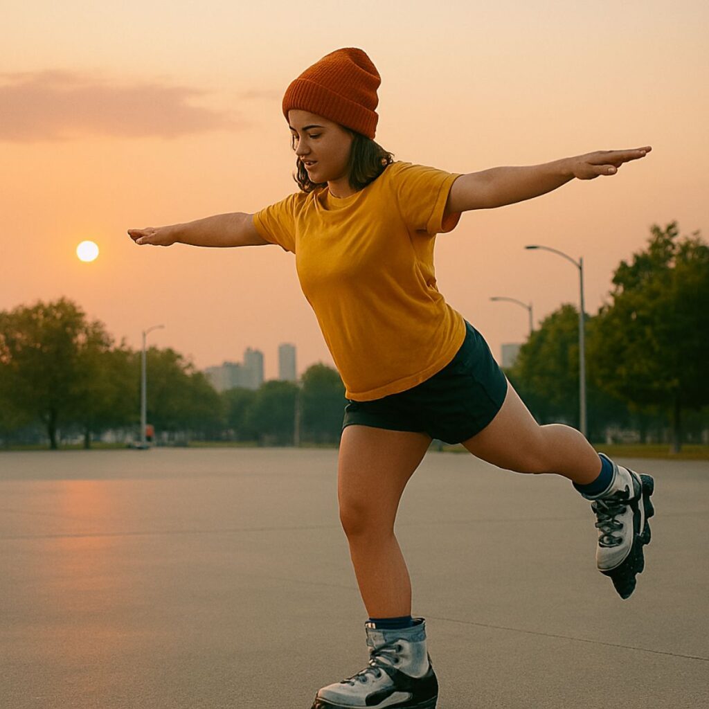 El equilibrio es la base de todo buen patinador